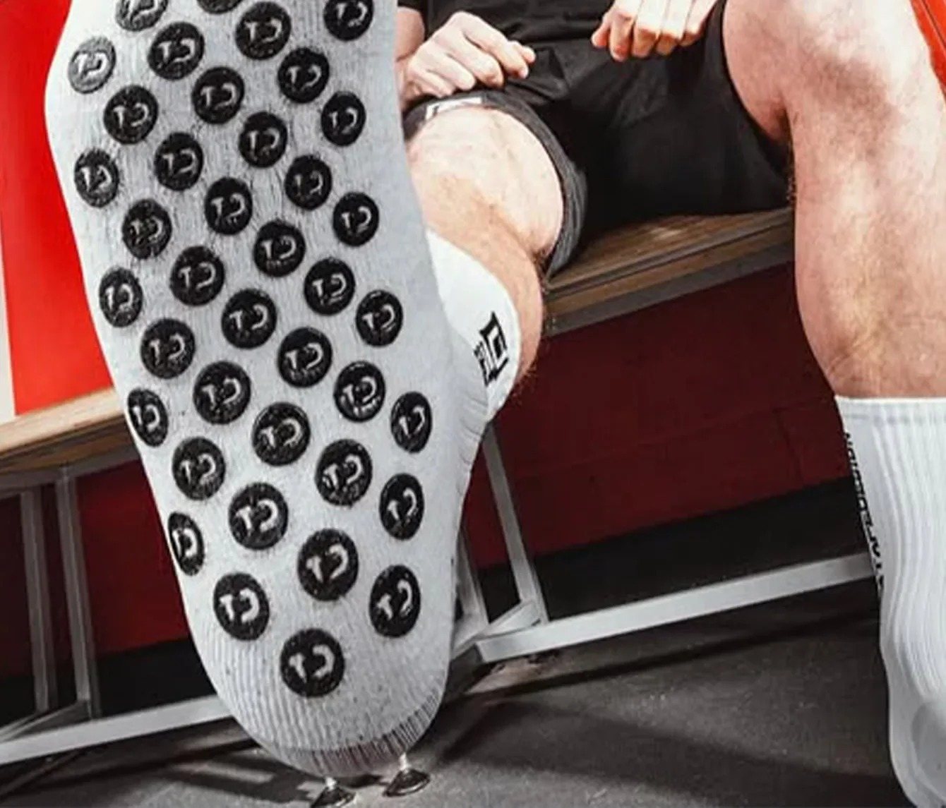 Non-slip grip socks