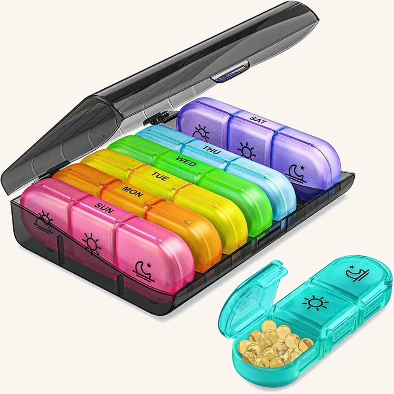 21-slot weekly pill organiser