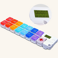 7-day pill organiser with alarm