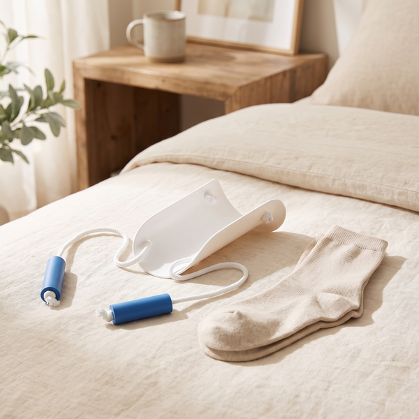 Sock Aid for Seniors — No-Bend Sock Puller for Hip & Knee Replacement